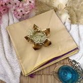 Vriksham Simple Off White Shade Chinnalampattu Saree-VS4713